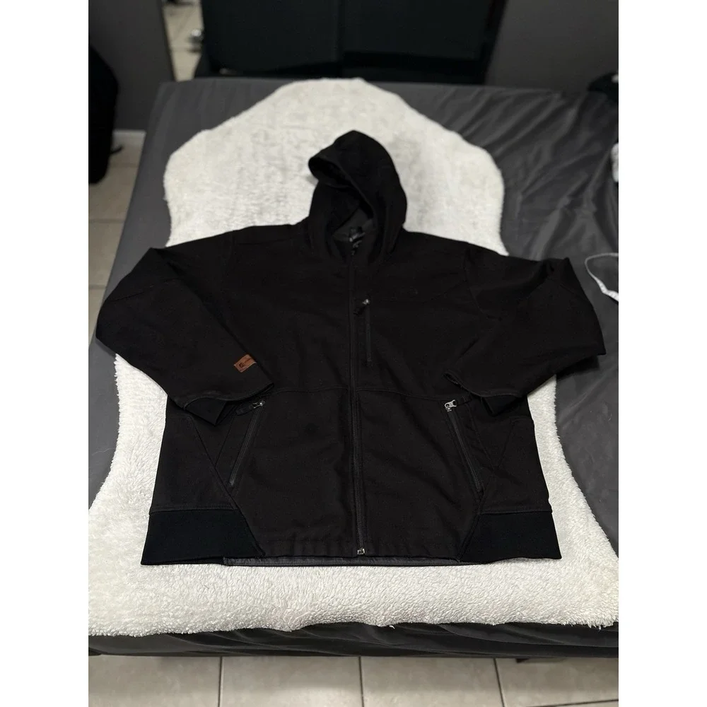 The North Face Men's Black Full Zip Size XXL Jacket Hooded‎ US Free Skiing